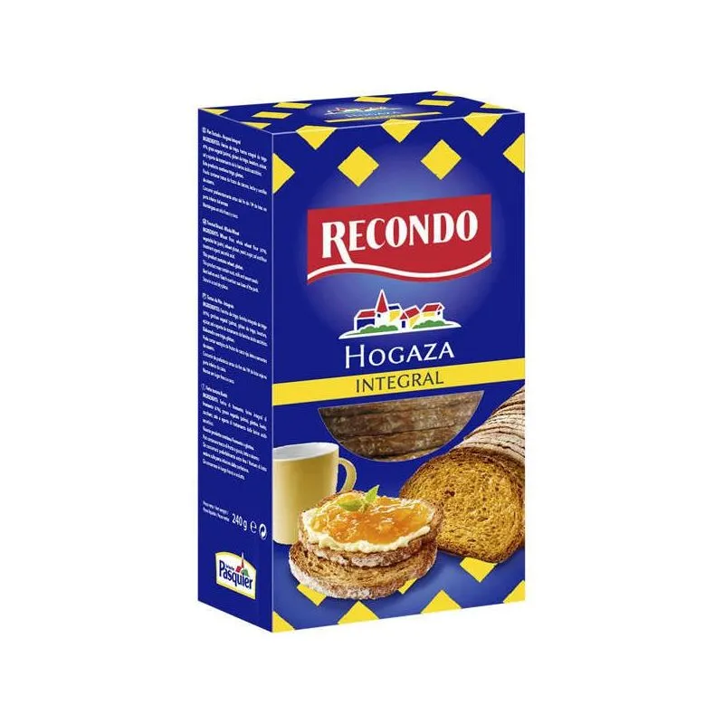 Pan tostado hogaza Recondo integral