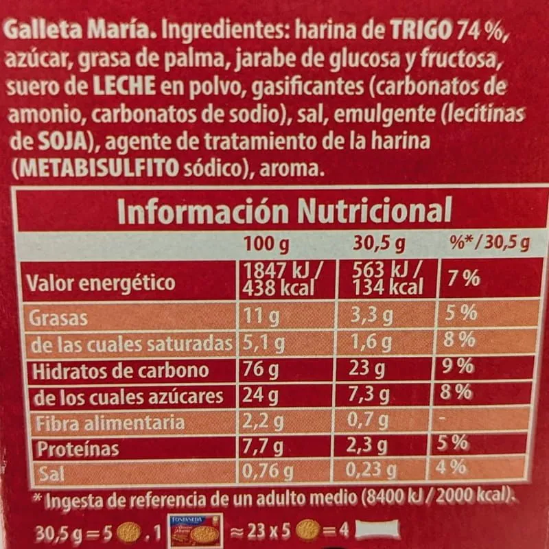 Galletas Fontaneda María | Comprar | Envío Gratis